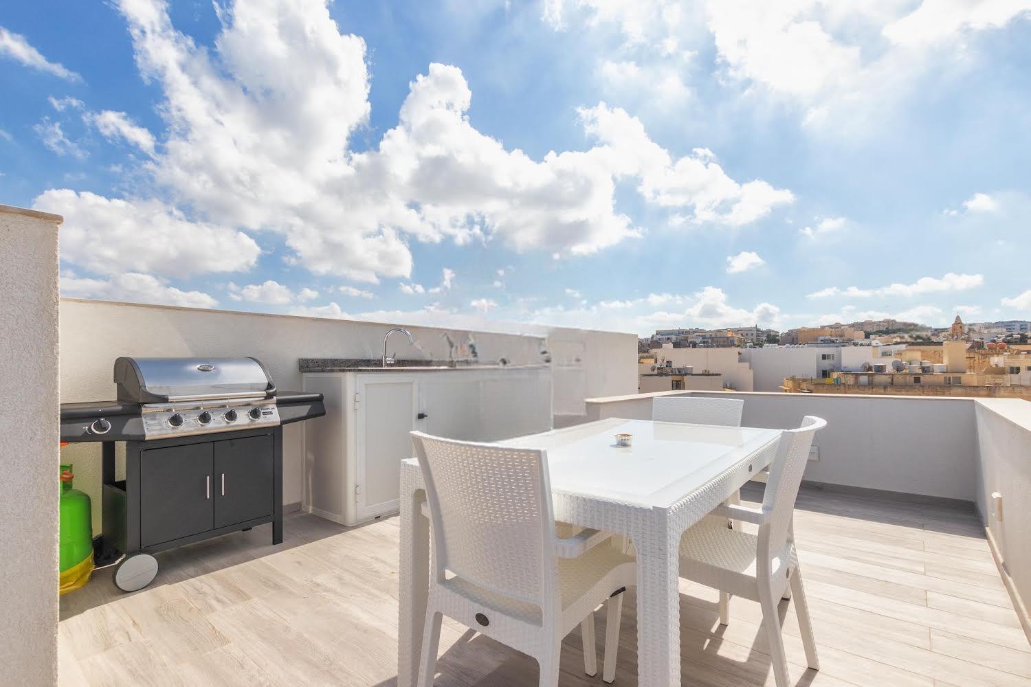 Ferienwohnung The Penthouse San Ġiljan Exterior foto
