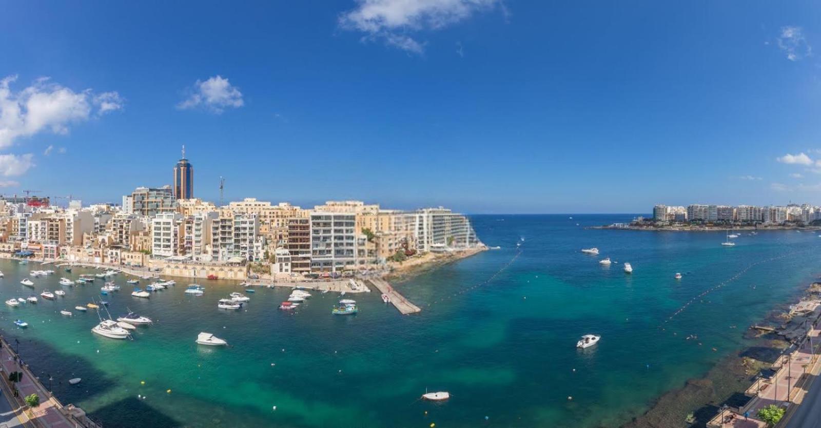 Ferienwohnung The Penthouse San Ġiljan Exterior foto